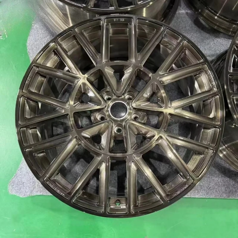 Custom Forged Wheels Concave Orange Rims 18-20 Inch 5x112 For Bentley For Audi RS6 For Kia Stinger For Ford F150