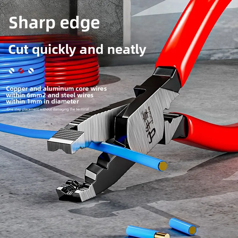 Industrial Grade Multifunctional Sliding Tooth Screw Pliers - Imported Water Pipe Maintenance Hardware Tool