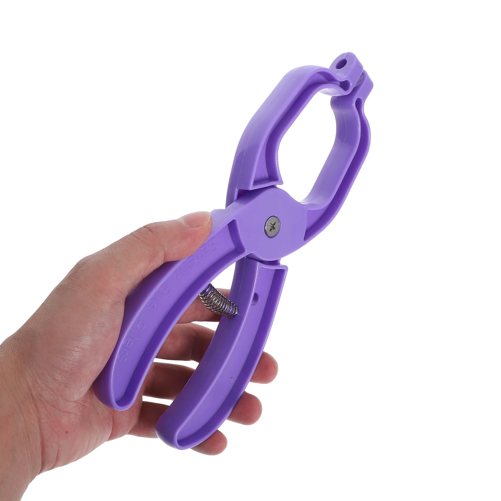 

Stuffed Animal Installation Safety Eye Snapper Purple Heavy Duty Non Slip Handle Auxiliary Craft Tool For Accessories Amigurumi