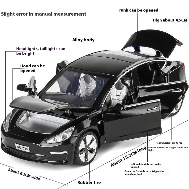 1:32 Model 3 Model X New Energy Vehicle Alloy Diecast Metal Model Car Simulated Outdoor Collectible Birthday Gift For Friend Kid