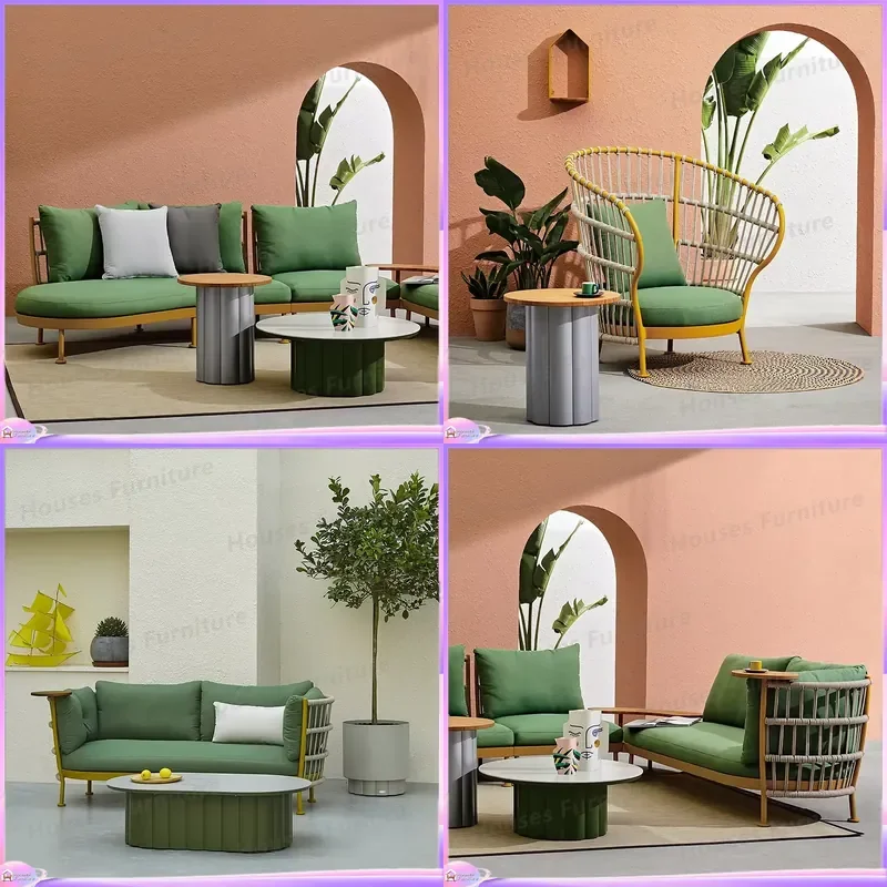 5pcs Outdoor Garden Furniture Cover Waterproof Rattan Chair Sofa Table Protector Dustproof Patio Leisure Set Case