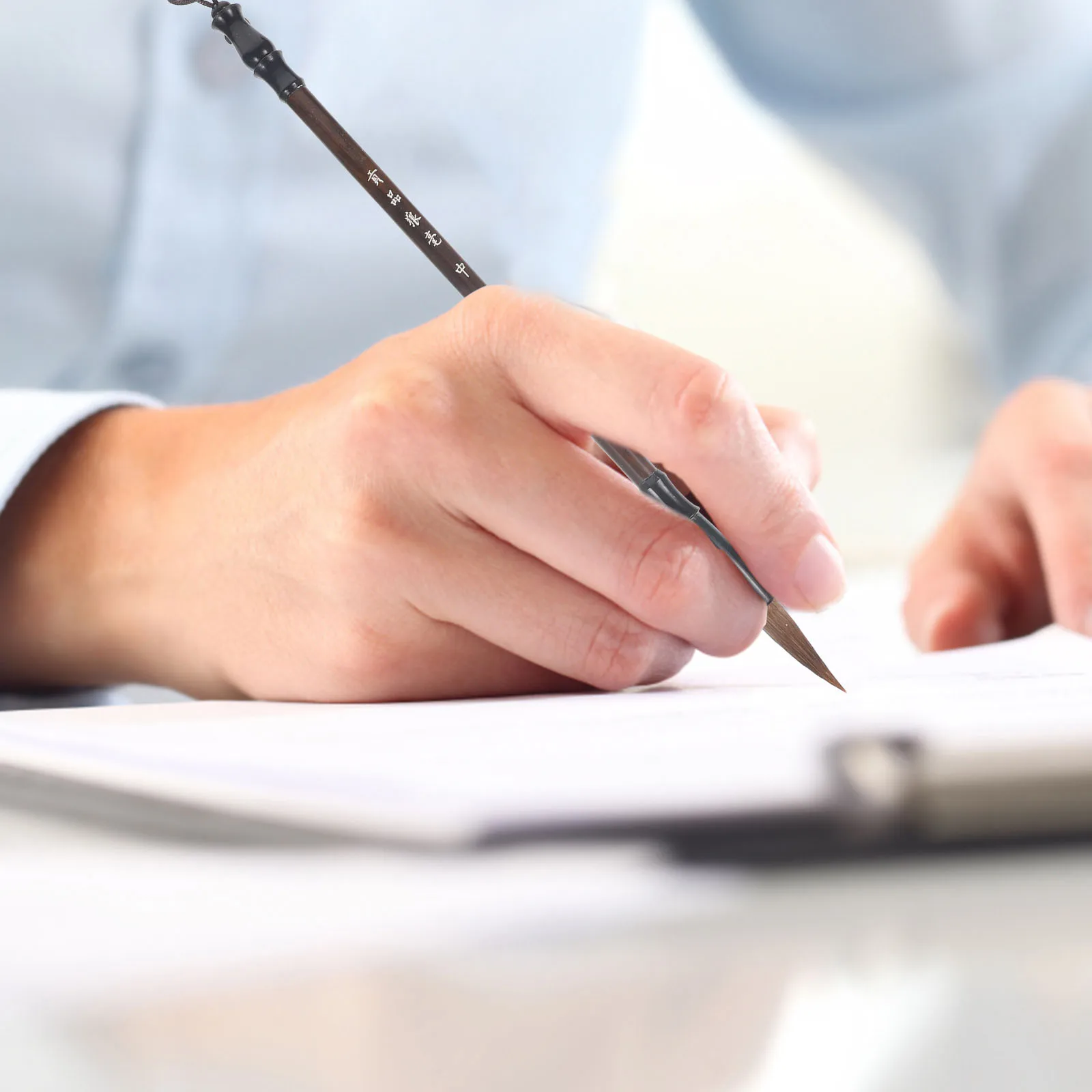 

Chinese Calligraphy Kits Writing Brush Set Ink Stone Stick Wood Durable Lightweight Practice Painting Art Supplies