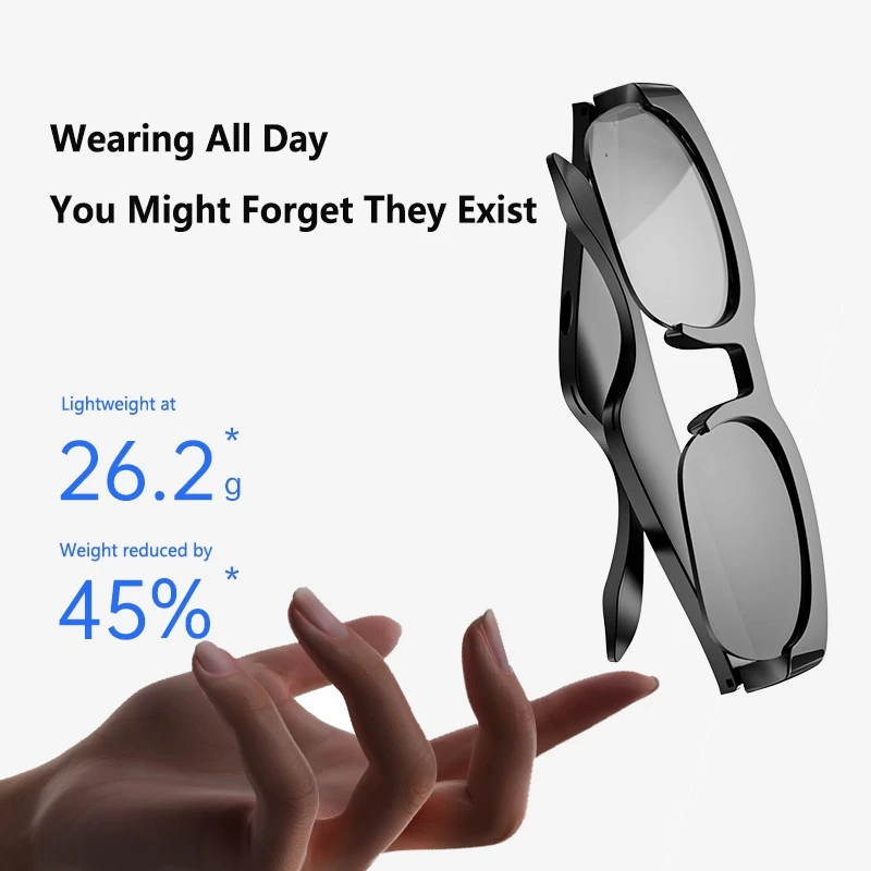 Lenovo AI Smart Glasses 8K Video Shooting Camera Bluetooth Call Real‑Time AI Translation Music Playback Video Shooting Camera view 4