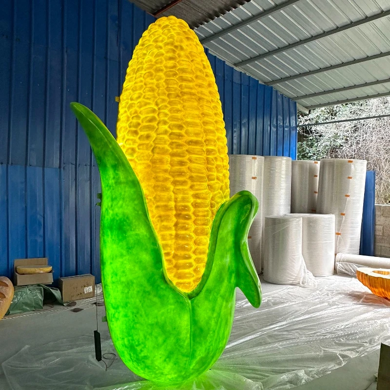 

Simulation corn FRP resin vegetable sculpture garden landscape creative decoration