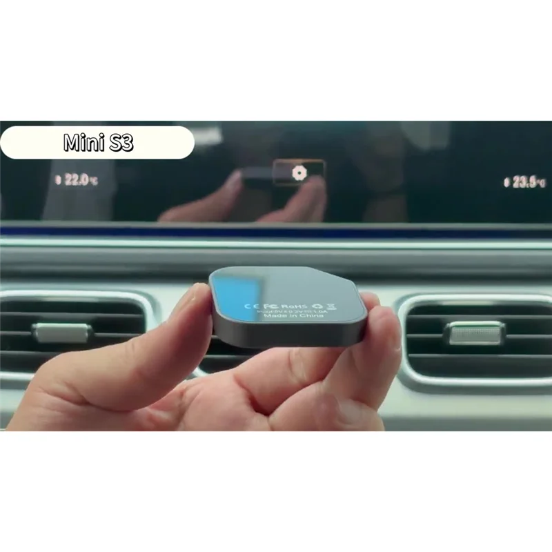 

New Upgraded Aluminum Alloy Wireless Carplay Adapter Wireless Android Auto Dongle Plug And Play BT Wifi Auto Connection