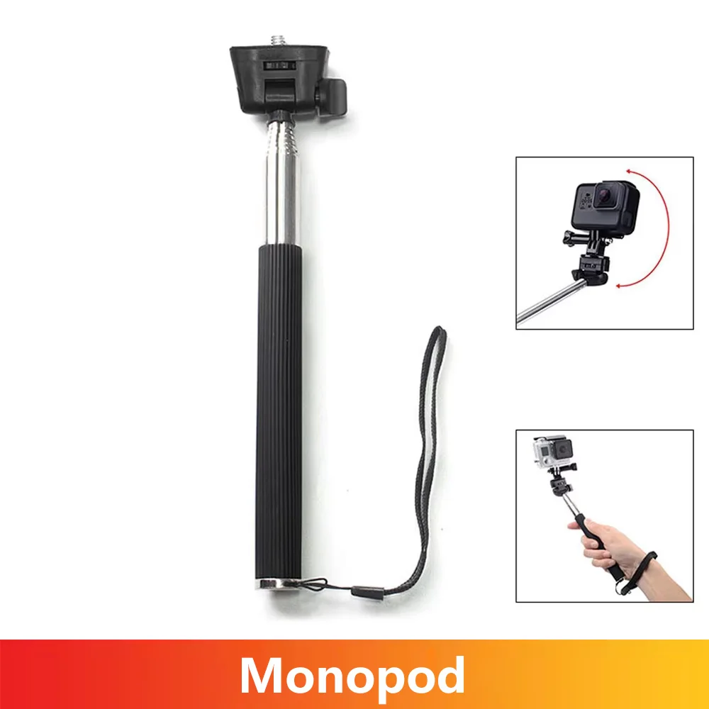 Monopod Selfie Stick Rozkładany Regulowany Przedłużacz do Kamer GoPro Hero 13 12 11 10 SJCAM AKASO Insta360 DJI Osmo Action