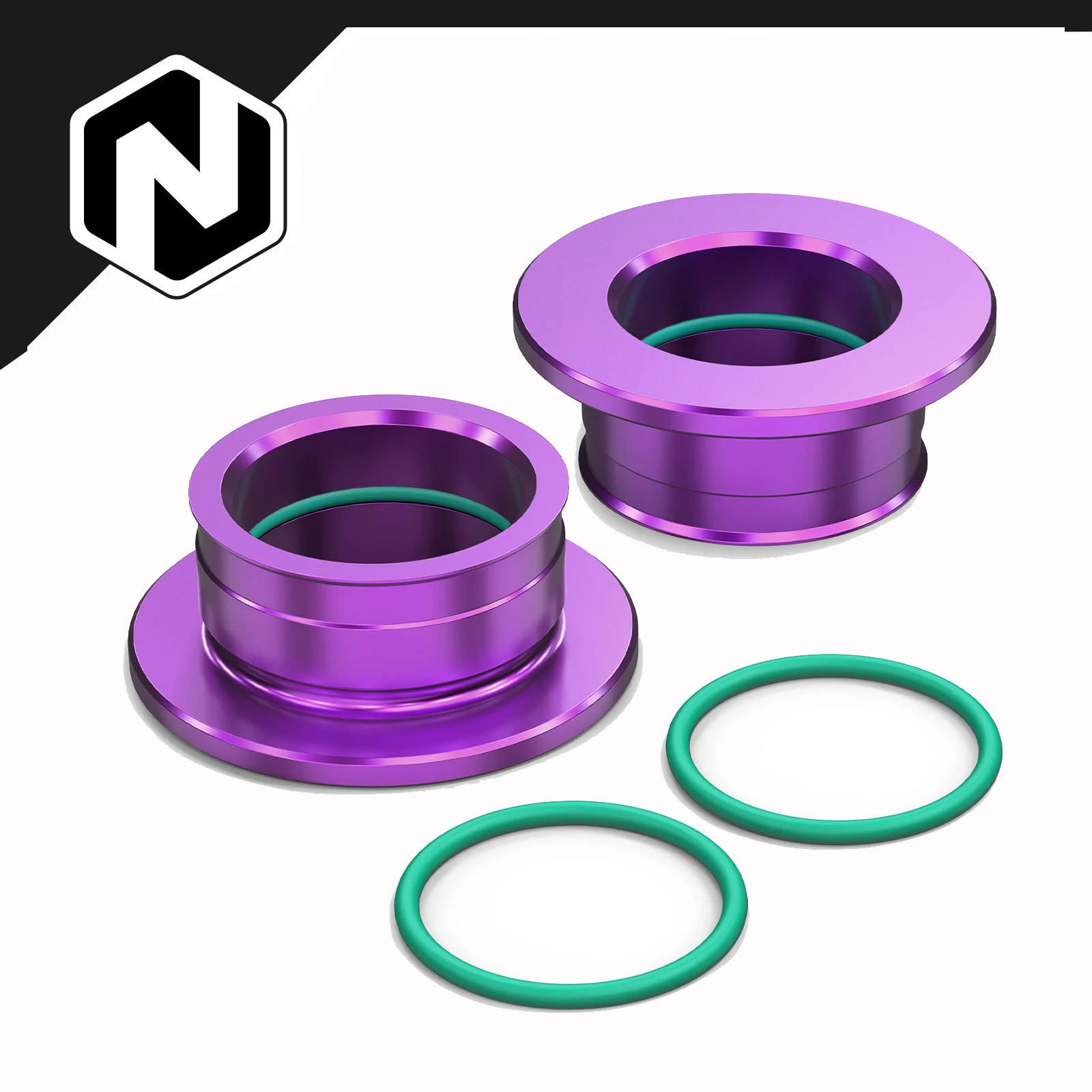 

NICECNC For Stark Varg EX MX 2024-2025 Electric Bike Rear Wheel Spacers Hub Collars With O-rings 7075-T6 Aluminum Accessories