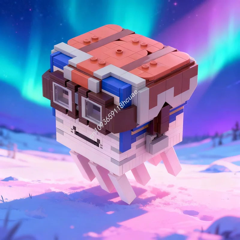 

896pcs MOC The Happy Ghast Harnessed My World Model Building Blocks Construction Toy Idea Christmas Gifts Education Brick Kids