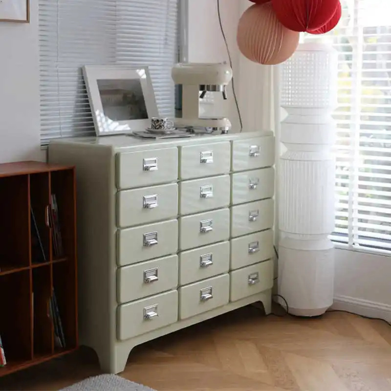 

Modern metal bedside table with storage drawers high quality