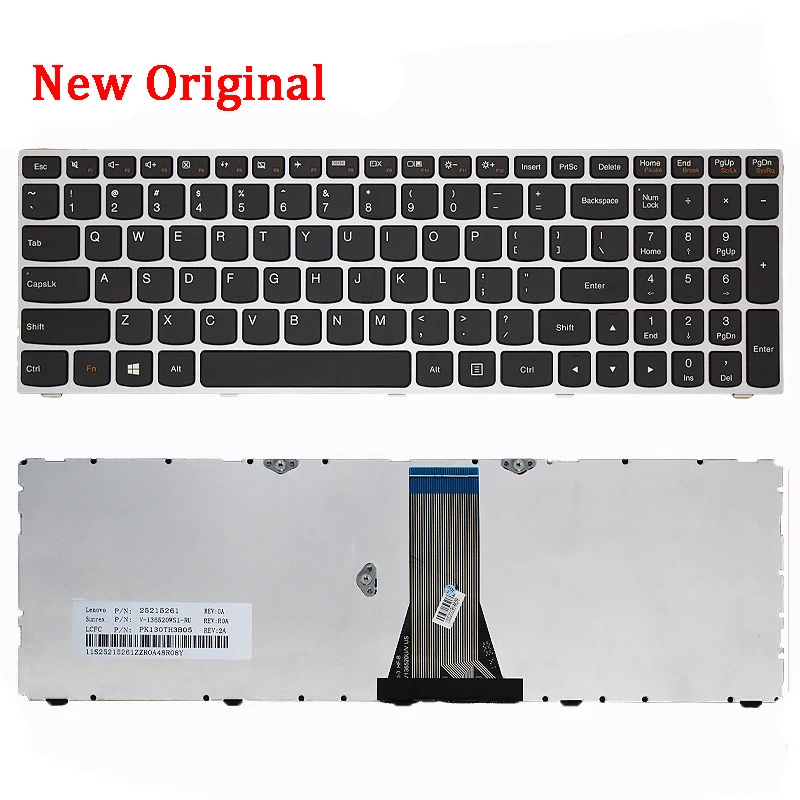 New Genuine Laptop Rreplacement Keyboard Compatible for LENOVO G50-30 G50-45 G50-70 G50-70m G50-80 Z51-70 G50-70AT B51 N50