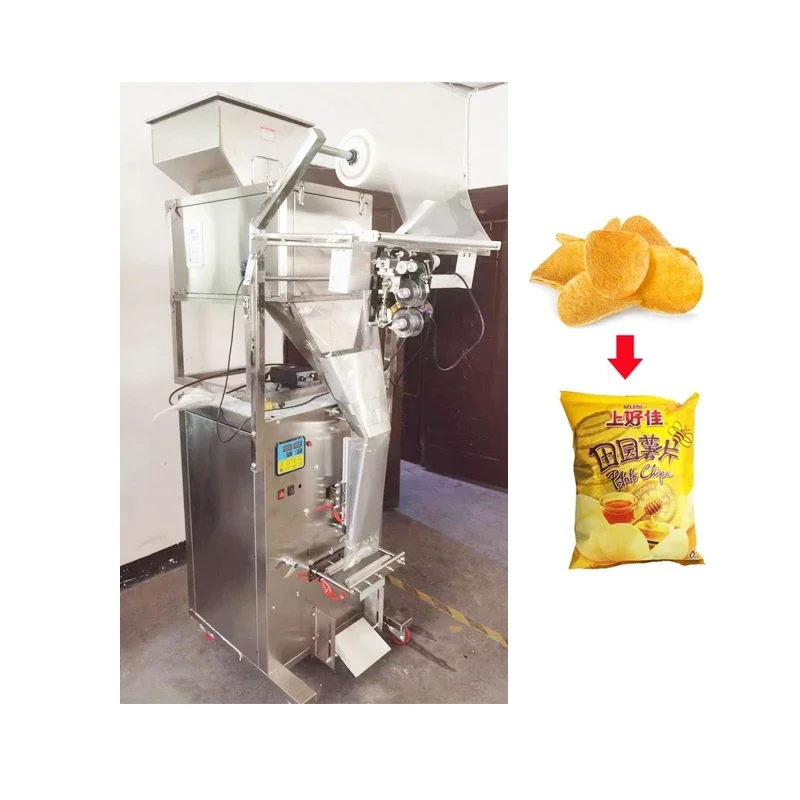 

Potato Chips Packing Machine Factory Price Packing Machine Hot Sale Puffed Food Potato Chips Banana Chips Packing Machine