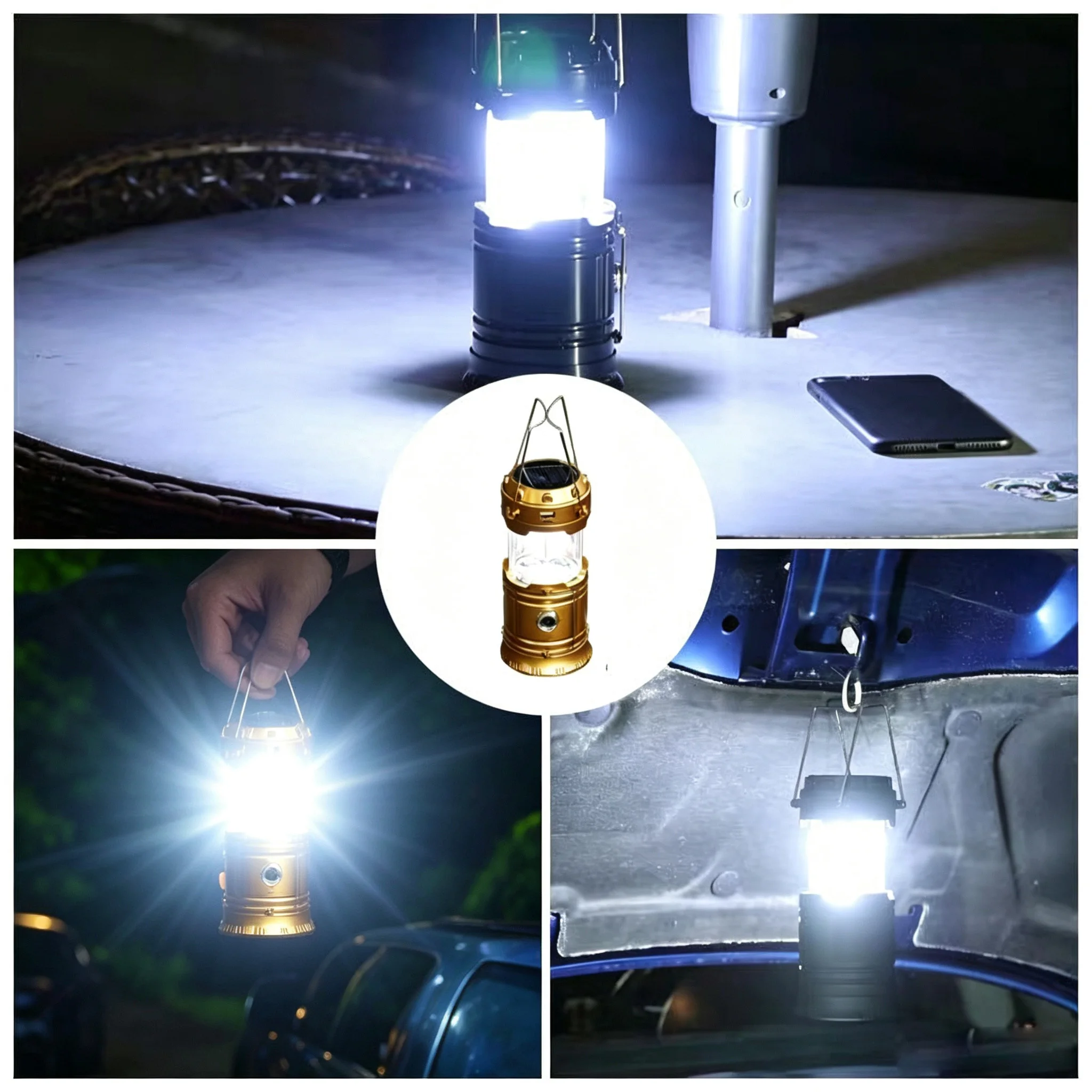 Emergency Light For Home Ultra - đánh giá và giá Solar Lantern Camping Collapsible