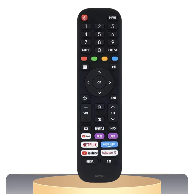 Premium EN2G30H Infrared TV Remote, Full Function Replacement Controller Compatible with Hisense 43A7300F 43A7340F 50A7300F