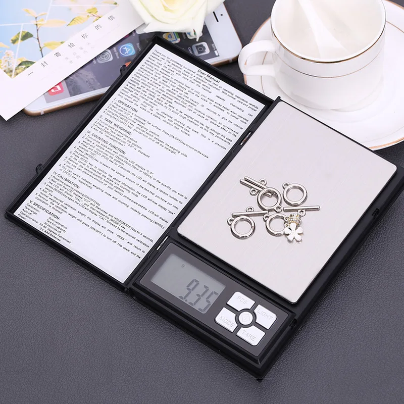 

2000g/0.1g Digital Kitchen Portable Electronic Scales Pocket LCD Precision Jewelry Scale Weight Balance Weight Scale