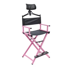 All Aluminium Lounge Chair with Headrest, Portable Makeup Artist, Beach Chair, Bar, Office, Outdoor, Modern
