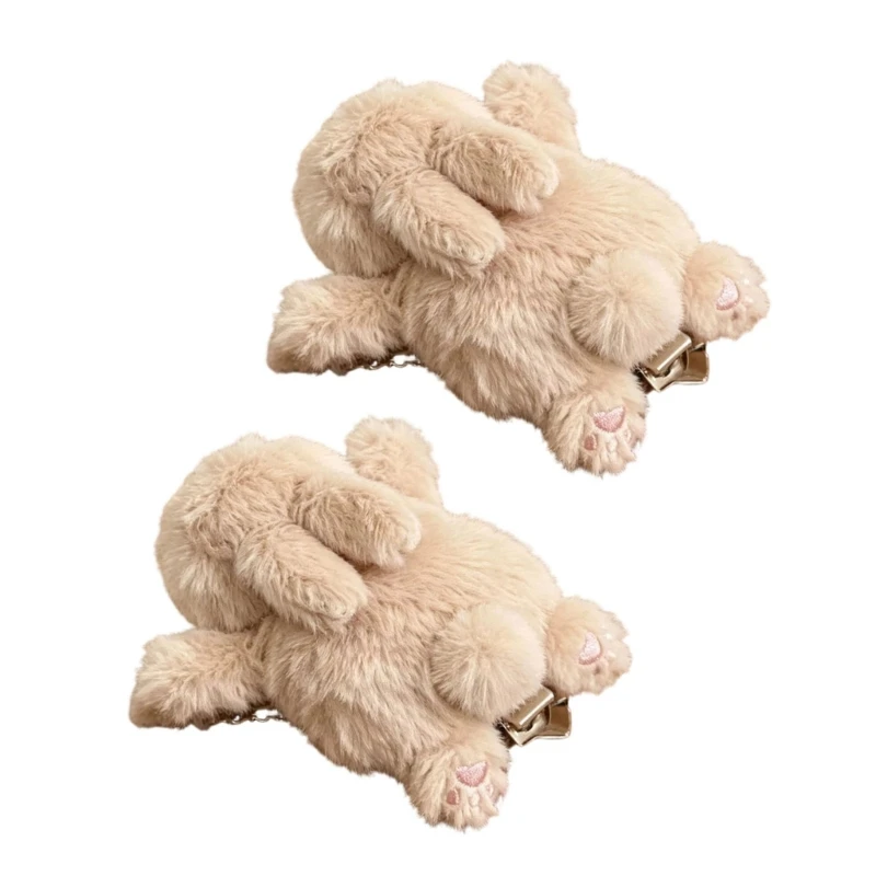 q39c-acessorio-estilo-cabelo-coelho-desenho-animado-com-formato-animal-pelucia-peludo-prendedor-cabelo
