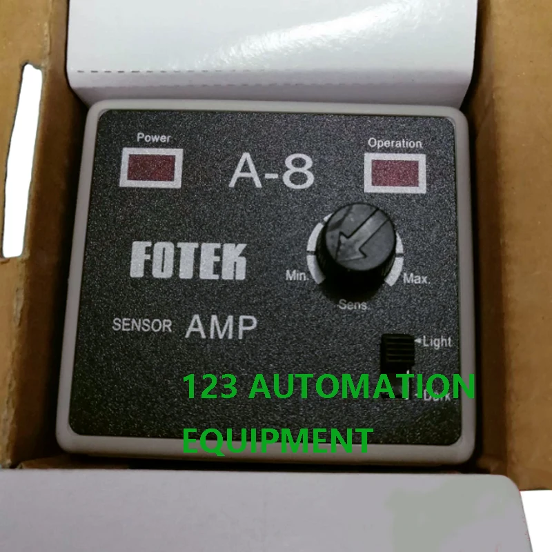 Authentic New FOTEK A-8 9 Amplifier Split Photoelectric Switch Sensor Controller