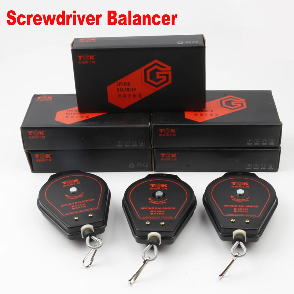

Retractable Spring Balancer Screwdriver Hanging Torque Wrench Hanger Steel Wire Rope Measuring Tool Holder Ergonomic Balance Bo