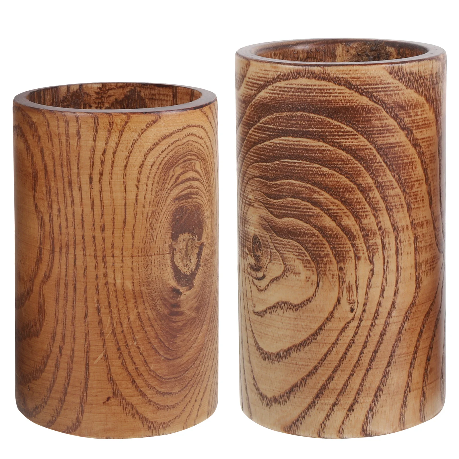 

2Pcs Wooden Cutlery Holder Kitchen Organizer Utensils Storage Container Multipurpose Chopsticks Flatware Box Wood Utensil Holder