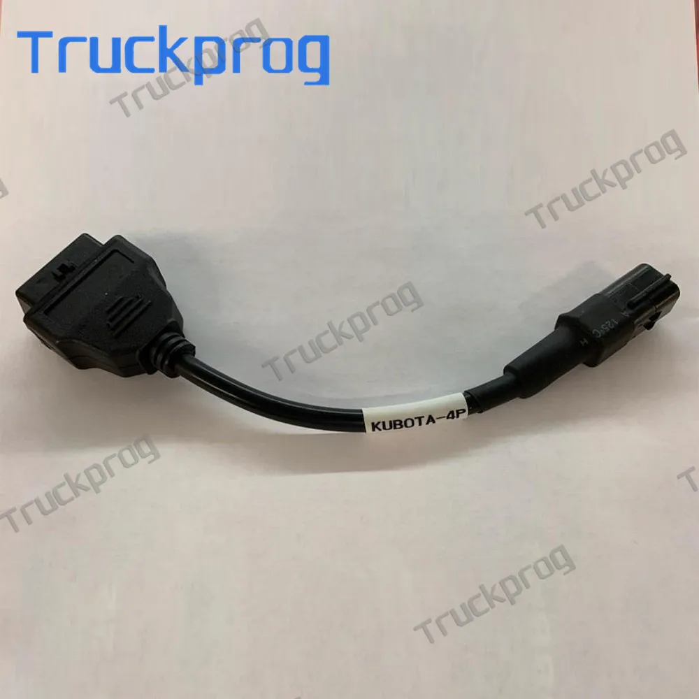 4 PIN Diagnostic Cable For KUBOTA PYTHON for Diagmaster Interface ECU Data Recording Cable