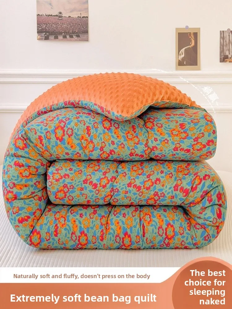 

Ультрамягкое утолщенное зимнее одеяло из двухслойного фланеля, теплое, машинная стирка, высококачественный наполнитель из волокна для холодной погоды