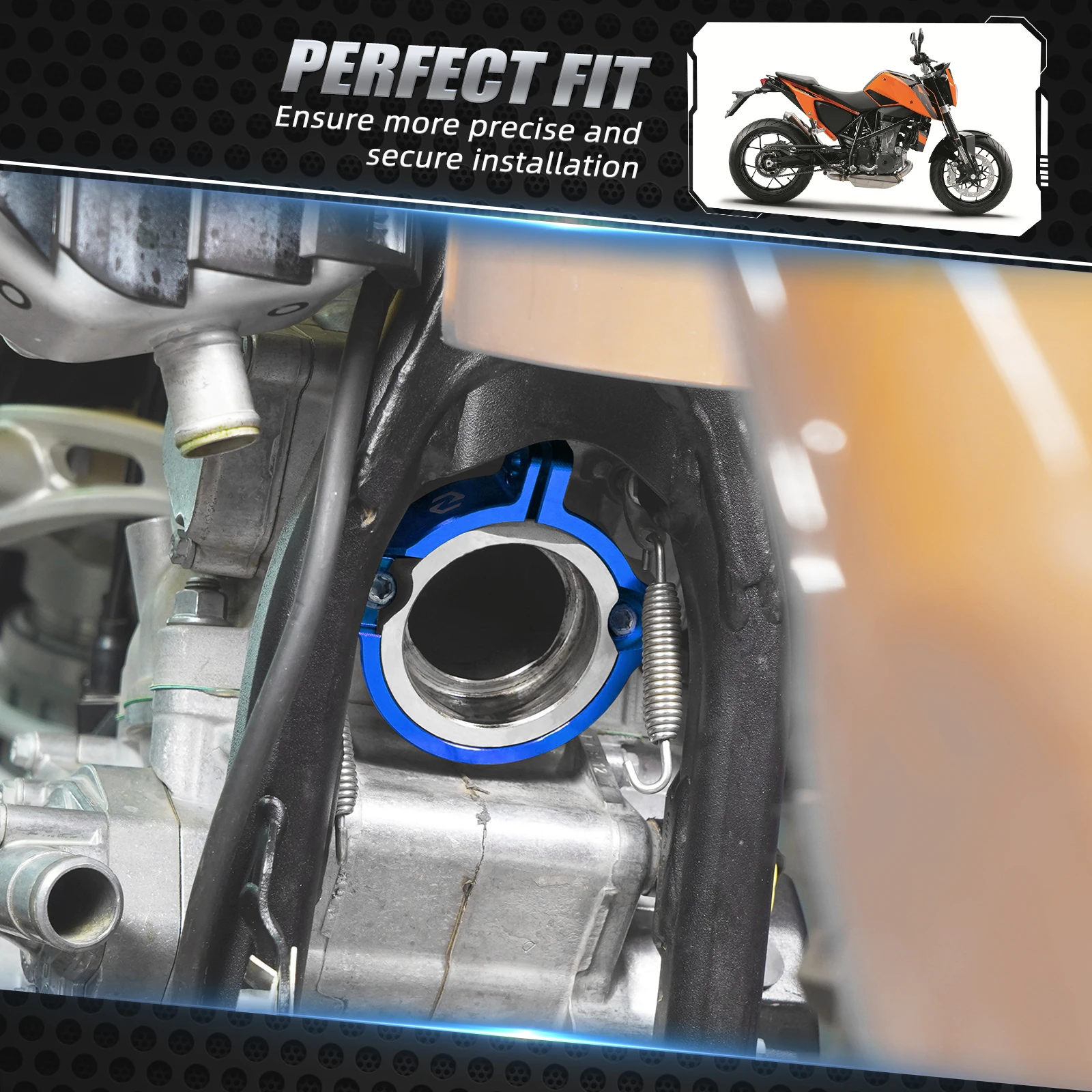 

Защита зажима выхлопных фланцев NICECNC для Husqvarna TE300 TE250 2024-2025 300 TX 2023-2024-2025 для KTM 250 300 EXC XCW GasGas EC30