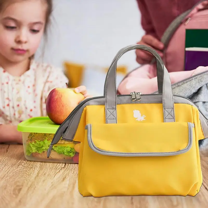 Lunch Box For Women Soft Cooler Cooling Tote Double-layer Insulated Leakproof Portable Cooler Lunch Container For Work School