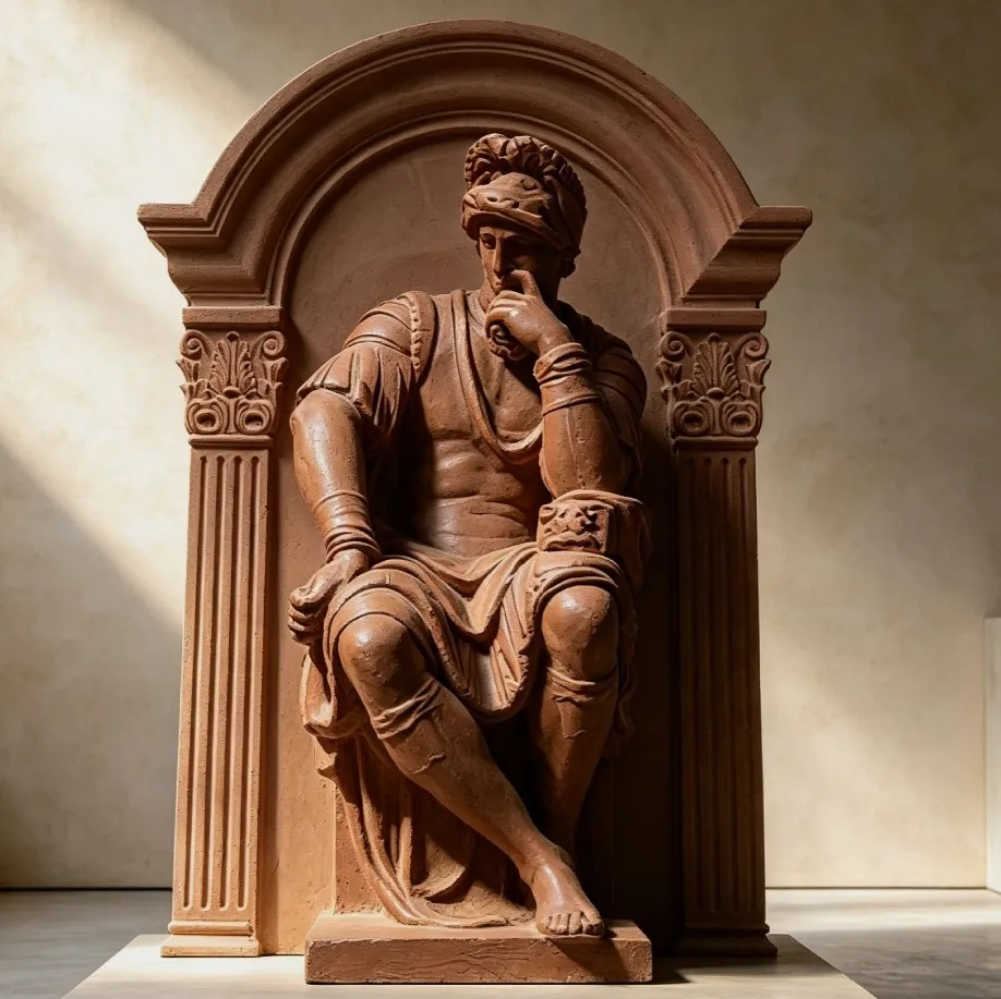 Stone recreates Michelangelo's decorative art decoration 'Lorenzo de' Medici'  (Pre-sale 10 days)