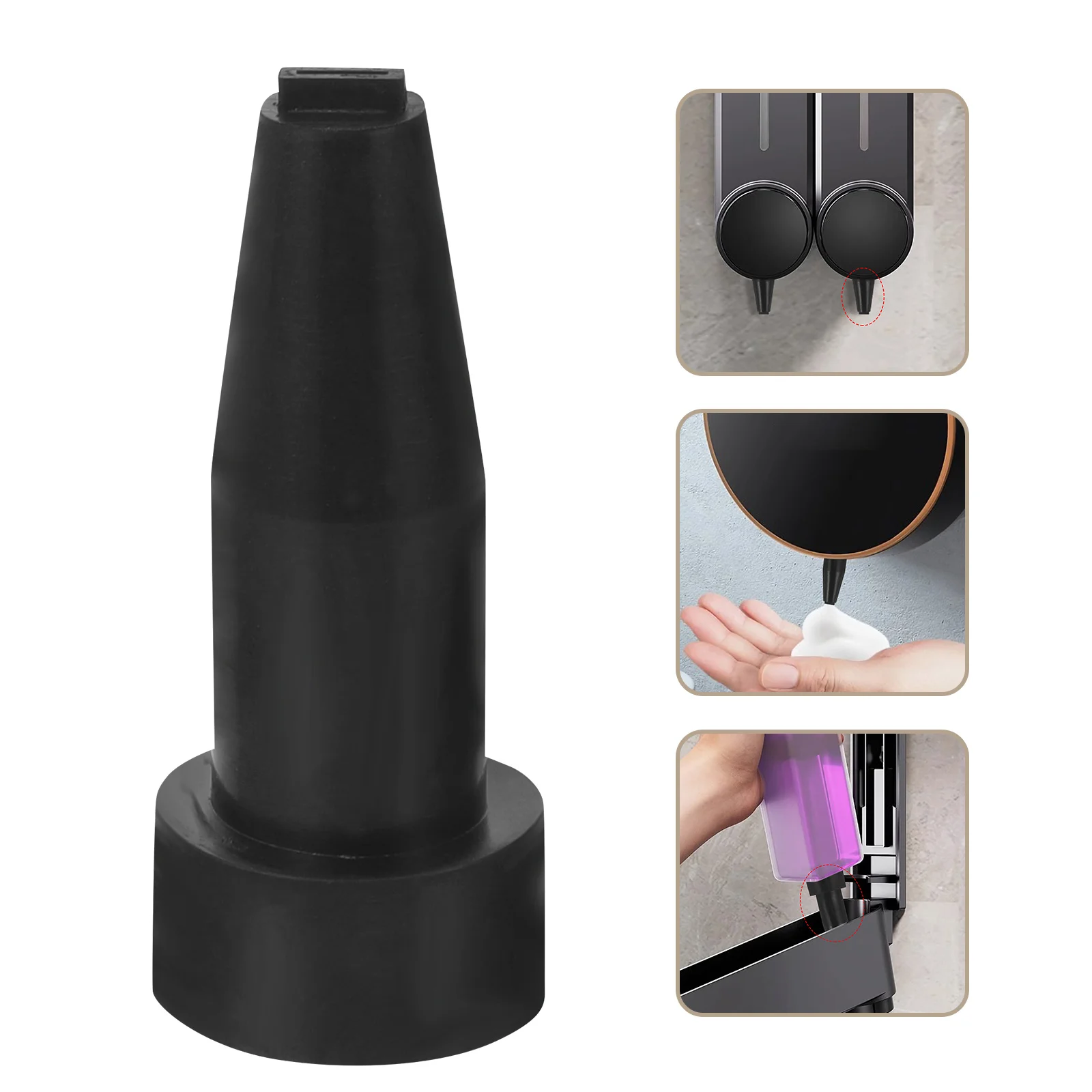 

Soap Dispenser Inner Bottle Head Plastic Replacement Part for Hotel Kitchen Bathroom Soap Dispenser Accessories