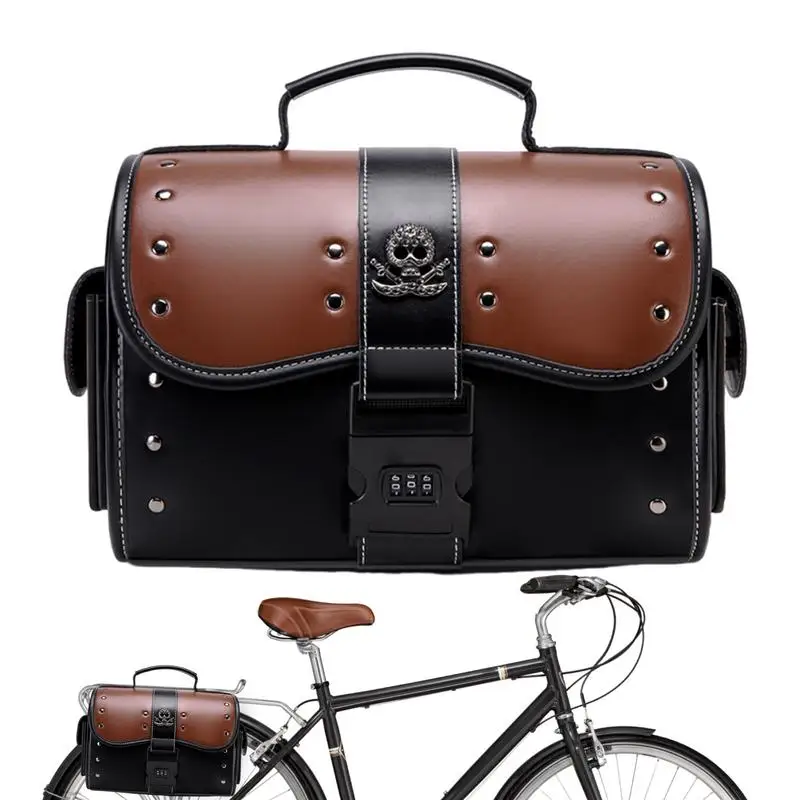 

Motorcycle Luggage Bag Leather Tail Bag Tool Organizer Waterproof Motorcycle Accessories For Riding Travel Adventure Dirtbike
