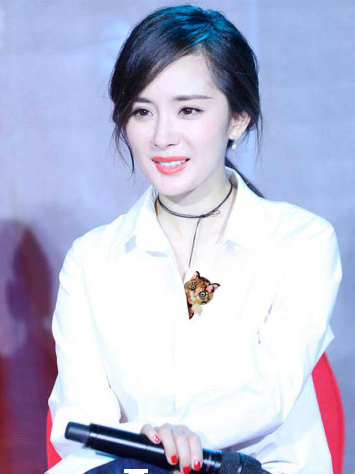 

Spring Summer Women's Slimming Embroidery White irt Korean Sle Loose Fit Long Sve Collar Pure Color Button up