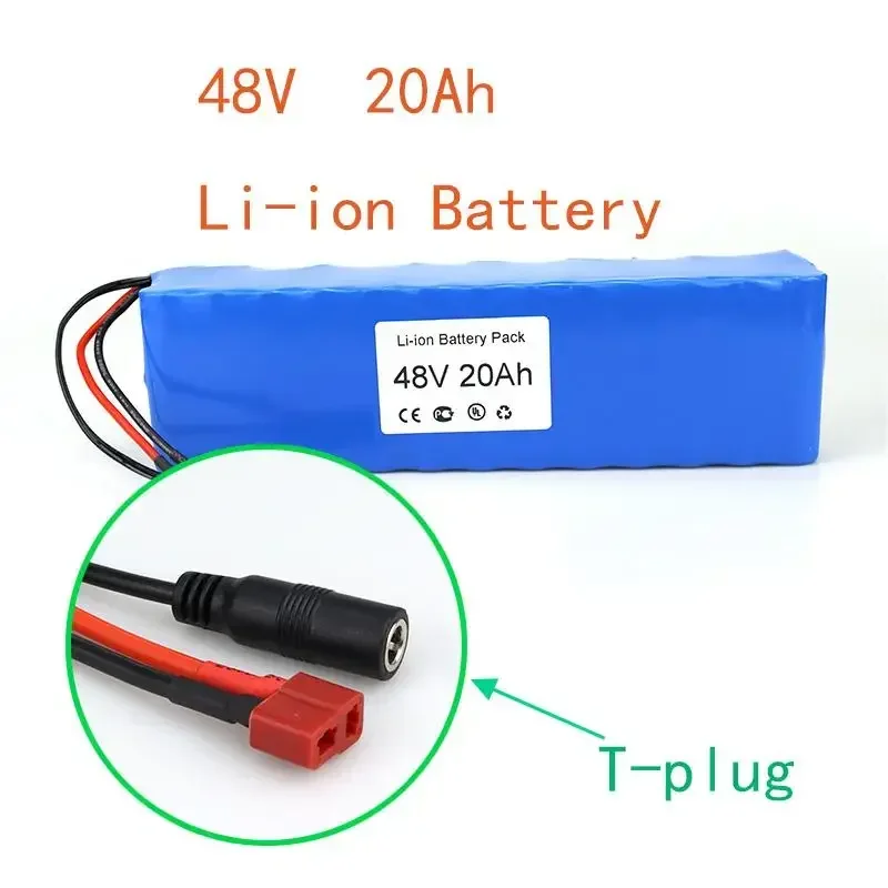 2024 Best Seller 13S3P 48V Li-ion Battery 20Ah High Capacity T-plug Connector And BMS For Ebike Battery Pack