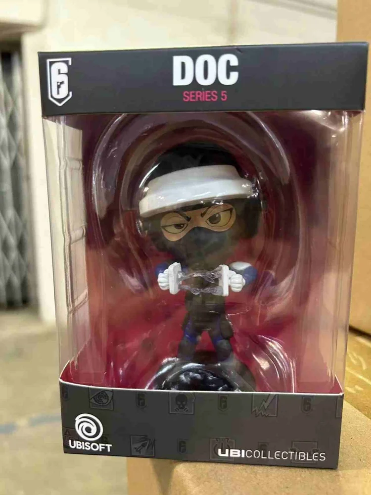 Q versão 10cm r6 arco-íris seis figura de cerco blitz montagne bandido caveira thermite cinza figura de ação coleção decora brinquedos presentes