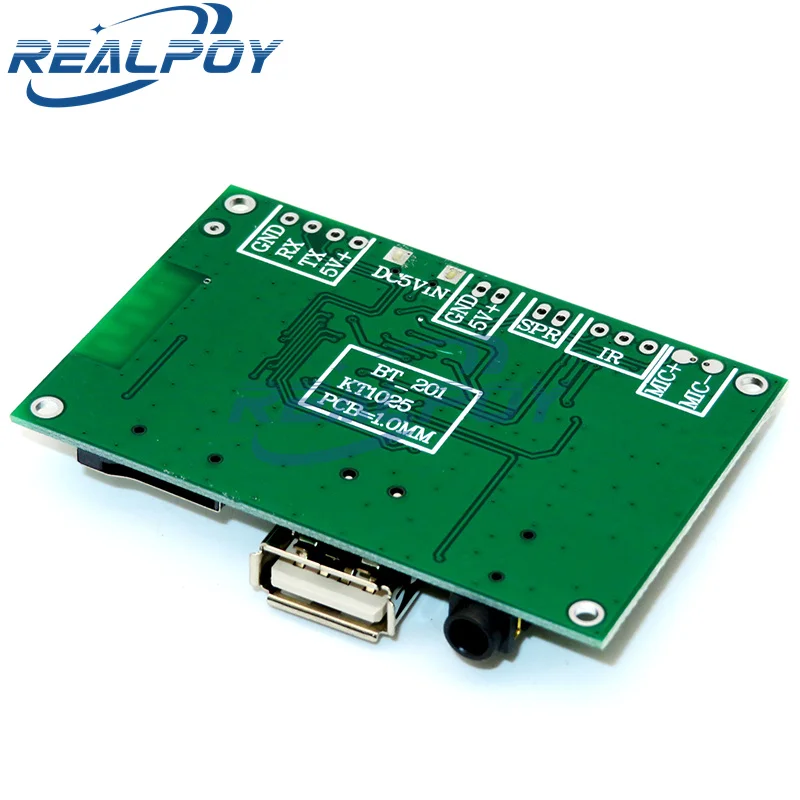 BT201 Dual Mode 5.0 Bluetooth Lossless Audio Power Amplifier Board Module Tf Card U Disk Ble Spp Serial Port Transparent Trans