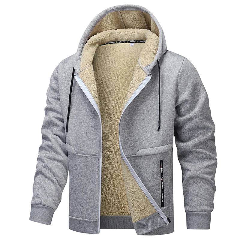 Hoodies Sweatshirt Mens Spring autumn New Pure color Stand collar hooded youth fleecing Hoodie Men\'s Casual Sweatshirts S-3XL