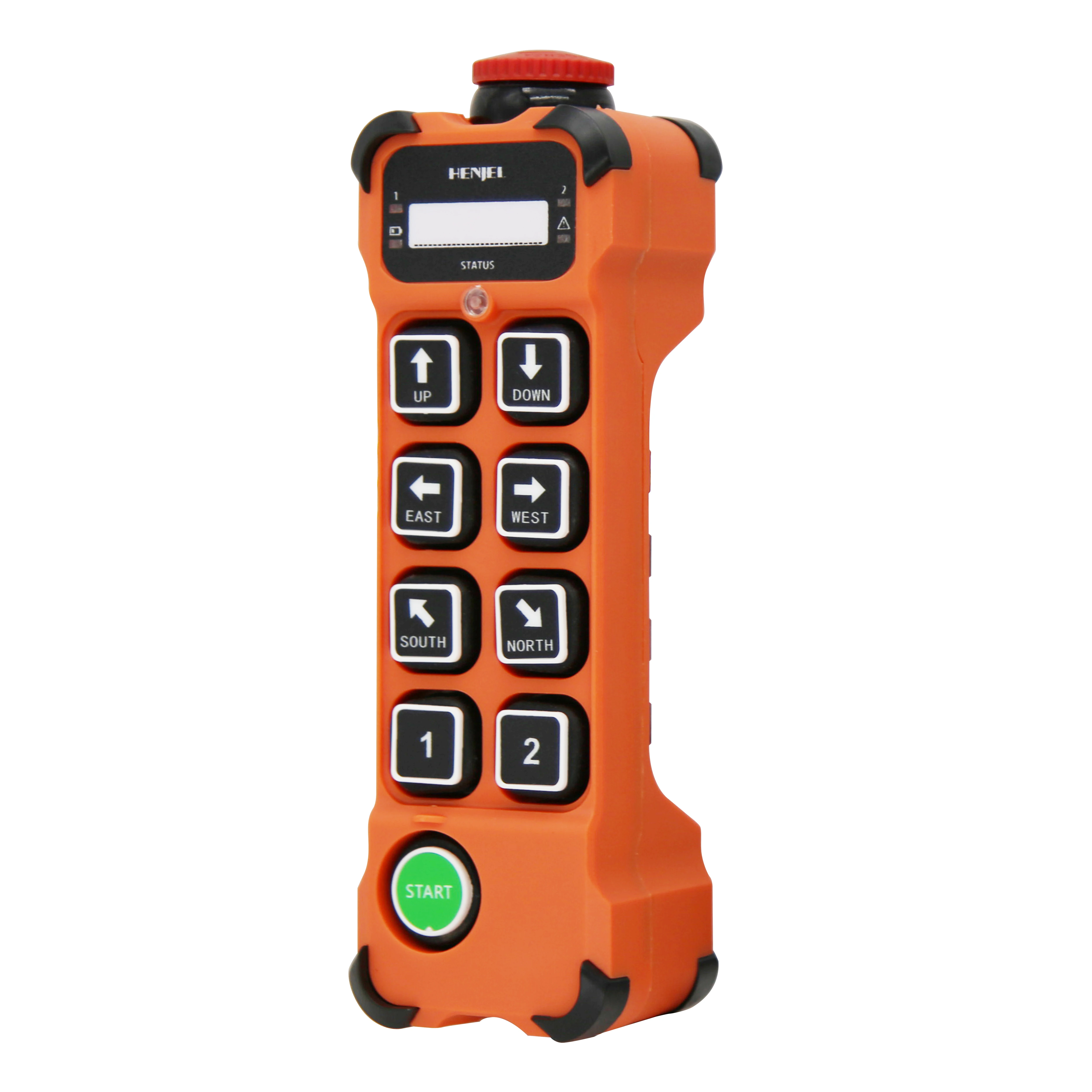 Wireless remote control H208 8-key dual-speed industrial emergency switch forklift controller AC/DC110-460V24-264V