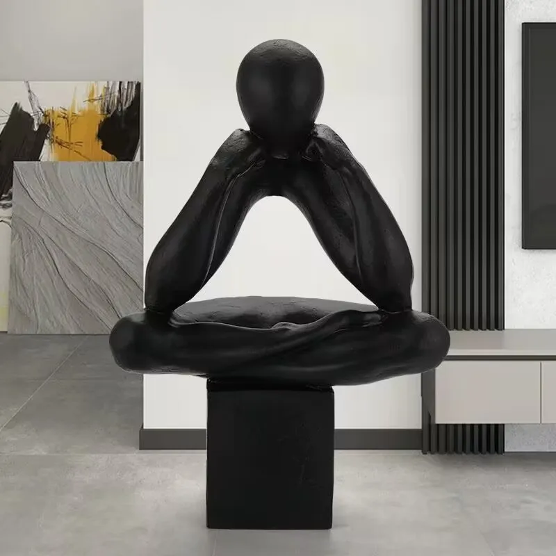 

Creative Art Living Room Contemplation Desktop Decor Simple Modern Model Room Nordic Living Room Entrance Decoration