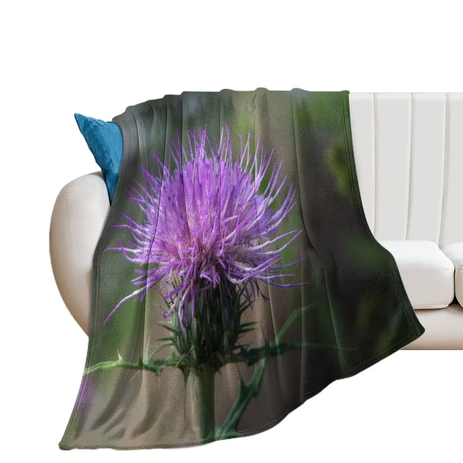 Thistle Throw Blanket Vintage Sofa Quilt Fashion Sofas Blankets