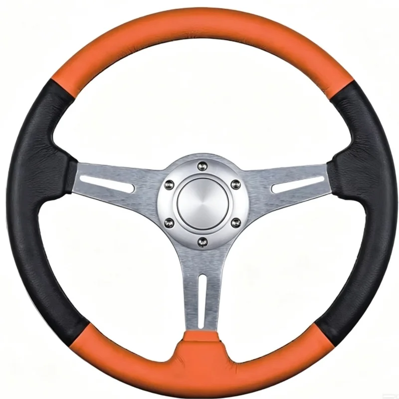 High Quality Microfiber Leather Racing Steering Wheel Auto Interior Retrofit Parts