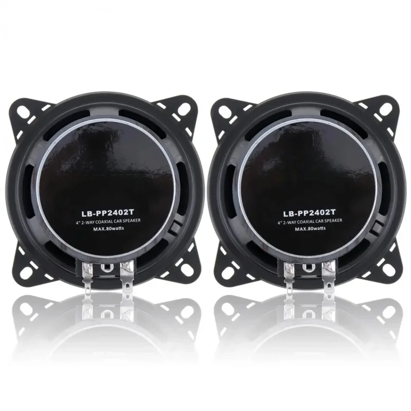 

2pcs 4 Inch 80W car subwoofer Speaker Car audio bass sound Automobile Loudspeaker Coaxial Auto speaker for car stereo