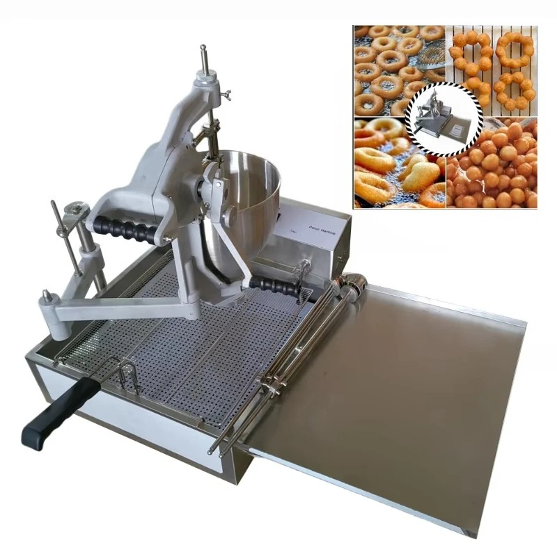 Customized Mini Donut Making Machine Fryer Injector Glazing Claw Round Mochi Cone Donuts Easy Operation Home Cafe