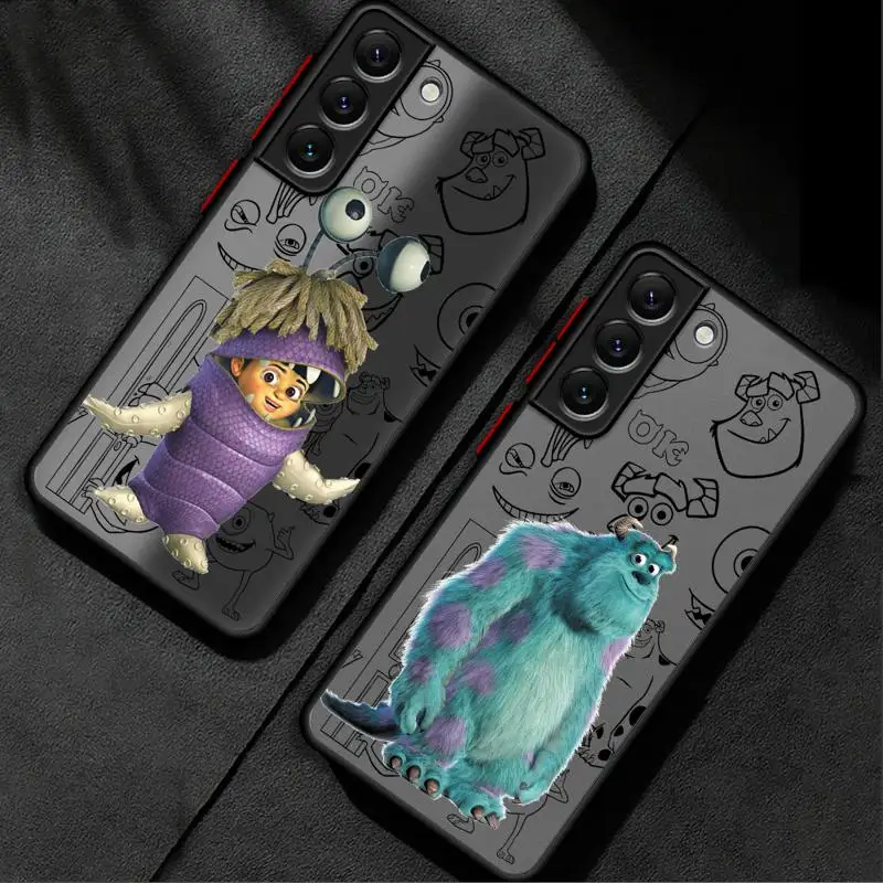 

phone cases for Samsung Galaxy S23 Ultra case S20 9 S24 S21 FE Note20 S10 S22 10 Luxury Cover funda Disney Monster Jame Sullivan