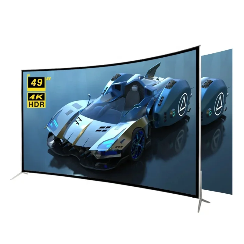 

STLF Advanced Advanced Customization STLF ZJW Wholesale Big Screen Smart TV 4K Ultra HD LED 49 Inch Curved Smart TV