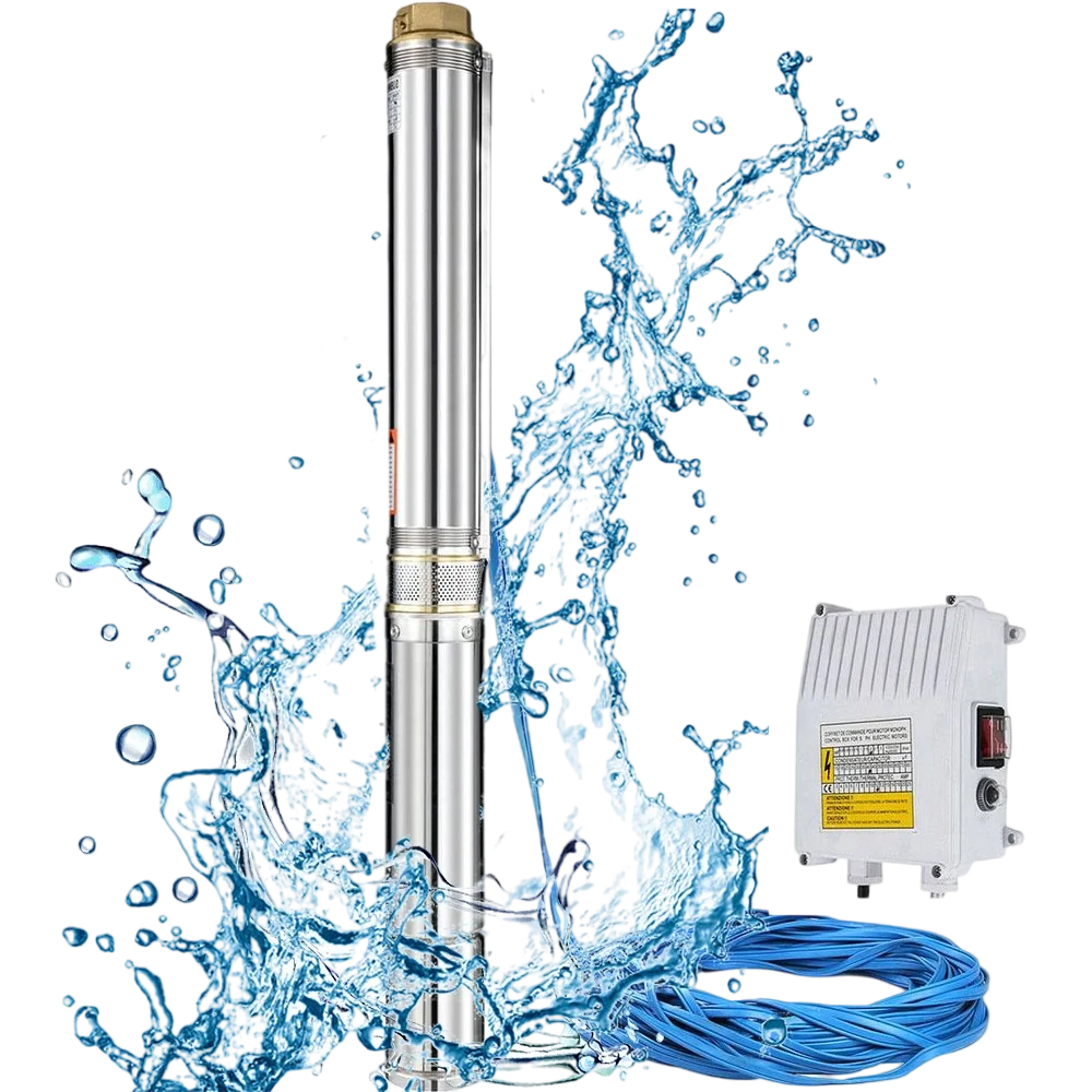 

Deep Well Submersible Pumps 6m3/h rate115m Stainless steel 4 Inch 4Hp Borehole Submersible Water Pump