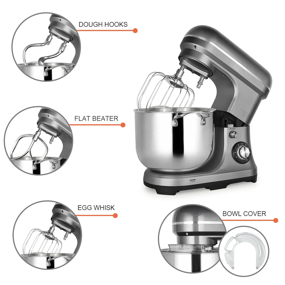 11L 2000W Large Powerful Electric Mixer Double Dough Hooks Planetary Baking Cake Bread Mixer Home Kitchen Appliance Food Mixer view 2