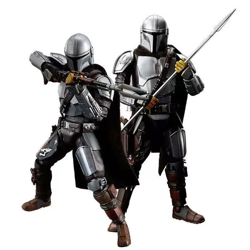 Bandai Star Wars Anime Boba Fett  Clone Trooper Action Figures The Mandalorian 1/12 Plastic Model Kit Death Trooper In Stock