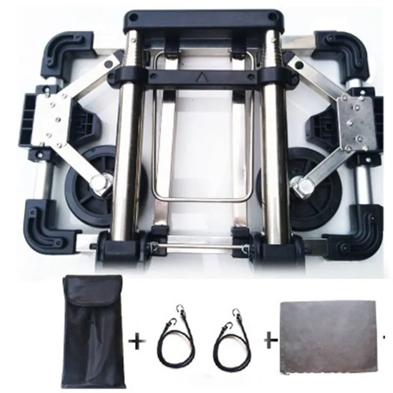 عربة صغيرة قابلة للطي، عربة صغيرة جدًا، يدًا لسحب العربة، التسوق المنزلي، التسوق، السفر، الأمتعة المُسحب يدويًا كاليفورنيا