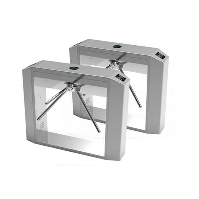 Factory Price High Security Access Control Bi-Direction Tripod Fingerprint Turnstile