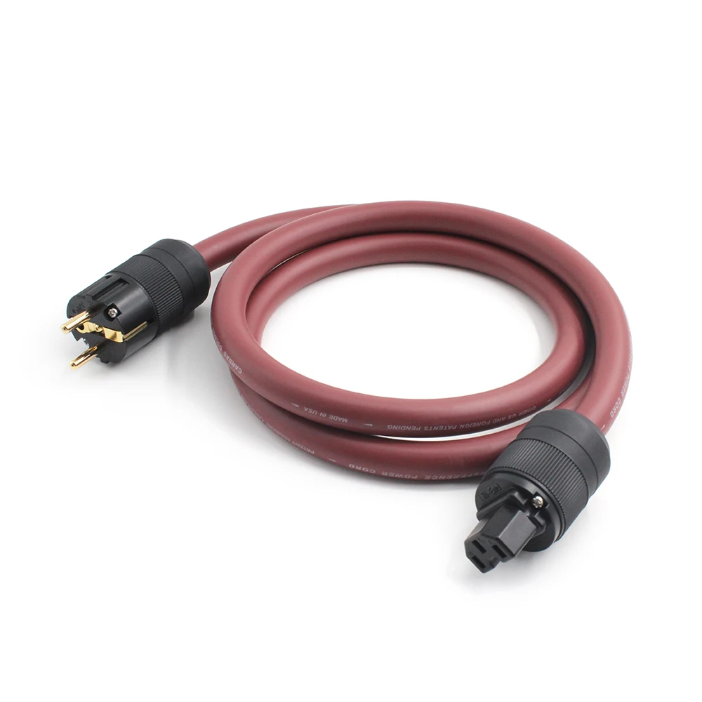 Cavo di alimentazione audio HiFi CARDAS 5C Golden Reference con alimentazione versione Schuko USA/UE placcata in oro