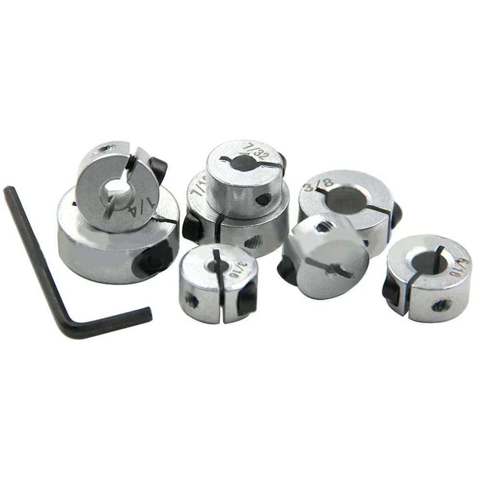 Silver Optical Shaft Fixing Positioning Ring Complete Specifications Drilling Limit Rings Open Type Optical Shaft Fix